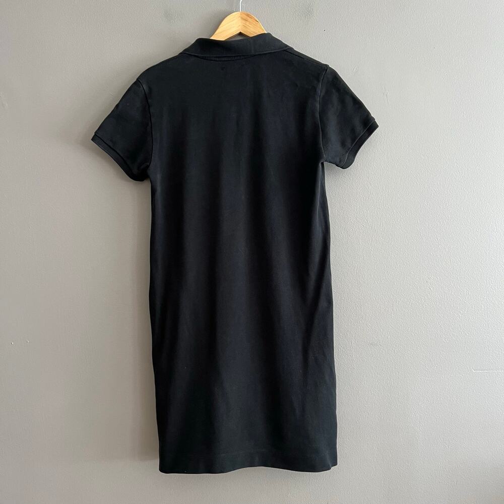 Tuckernuck Hutton Polo Dress Black Mini Tennis Dress Cotton Small Pockets